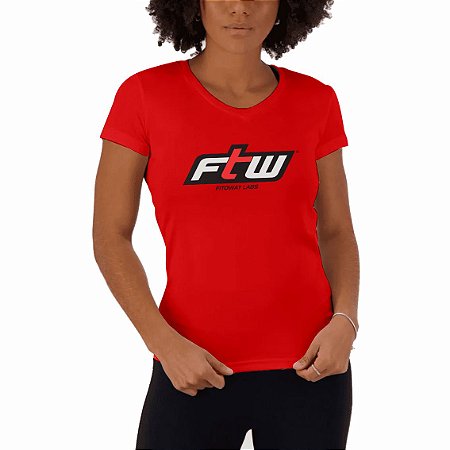 Camiseta Baby Look Disciplina Vermelha - FTW