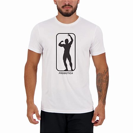 Camiseta Masculina Arnold Branca - Probiotica