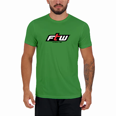 Camiseta Masculina Diabo Verde Verde Folha - FTW