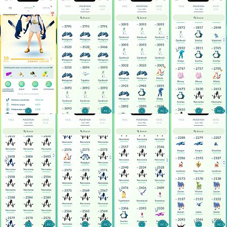 Conta Pokémon Go Nível 58 Instinct