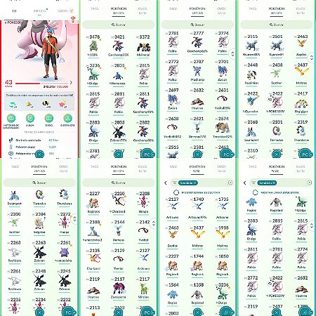 Conta Pokémon Go Nível 43 Valor