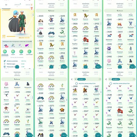 Conta Pokémon Go Nível 44 Instinct