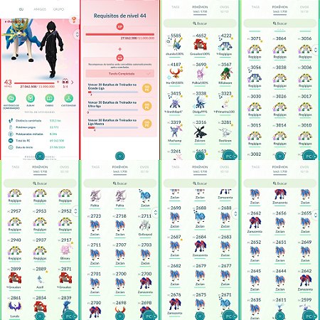 Conta Pokémon Go Nível 43 Valor