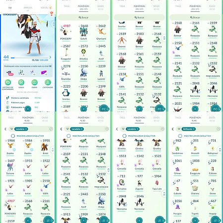 Conta Pokémon Go Nível 44 Mystic