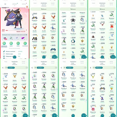 Conta Pokémon Go Nível 44 Valor