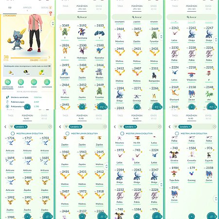 Conta Pokémon Go Nível 38 Instinct