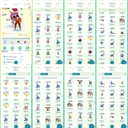 Conta Pokémon Go Nível 41 Instinct
