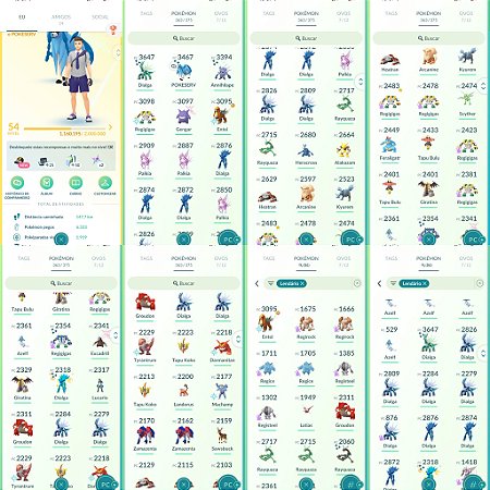 Conta Pokémon Go Nível 54 Instinct