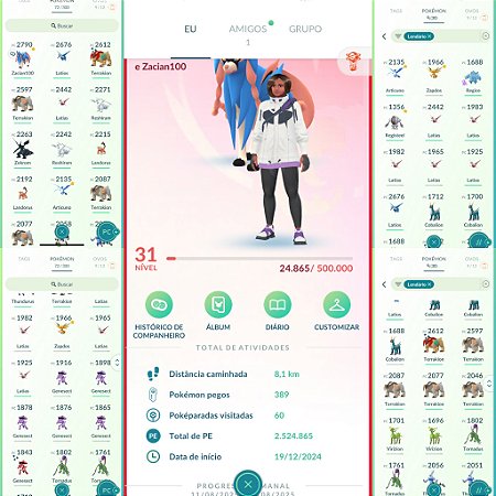 Conta Pokémon Go Nível 31 Valor