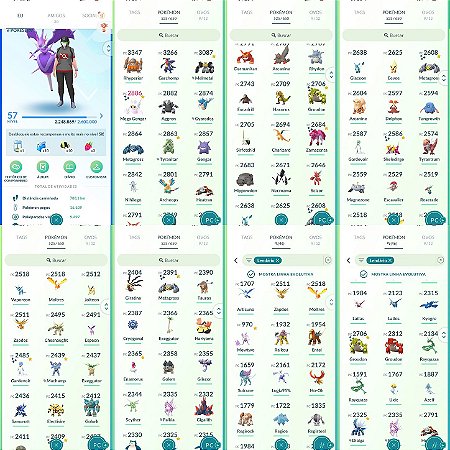 Conta Pokémon Go Nível 57 Mystic