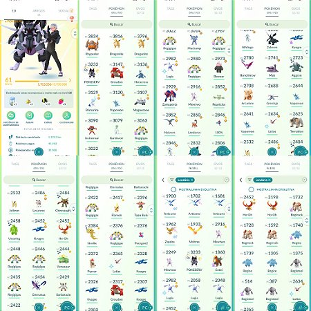 Conta Pokémon Go Nível 61 Instinct