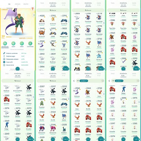 Conta Pokémon Go Nível 39 Instinct