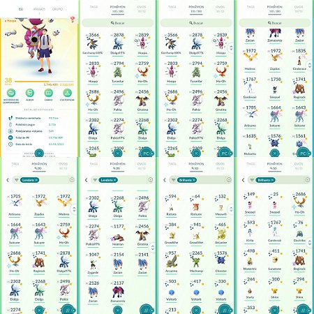 Conta Pokémon Go Nível 38 Instinct