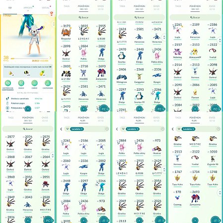 Conta Pokémon Go Nível 38 Instinct