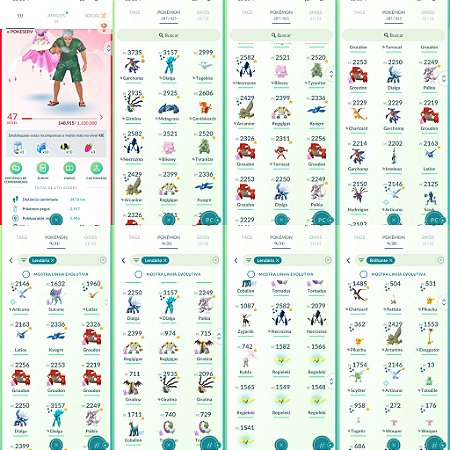 Conta Pokémon Go Nível 47 Valor
