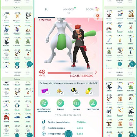 Conta Pokémon Go Nível 48 Valor