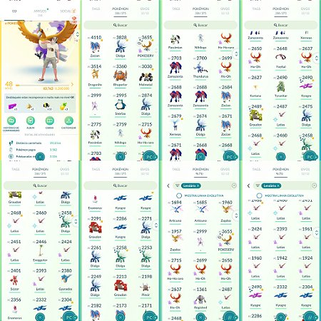Conta Pokémon Go Nível 48 Instinct
