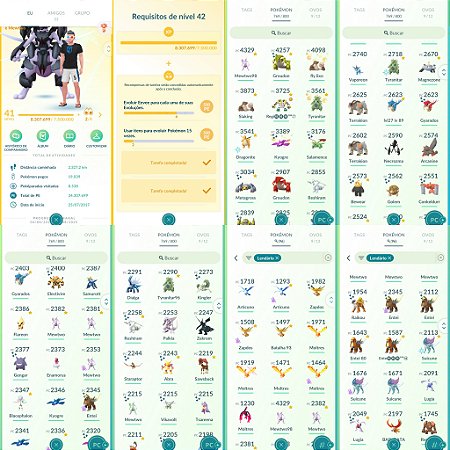 Conta Pokémon Go Nível 41 Instinct