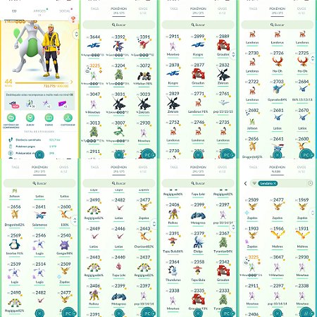 Conta Pokémon Go Nível 44 Instinct