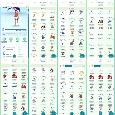 Conta Pokémon Go Nível 39 Mystic