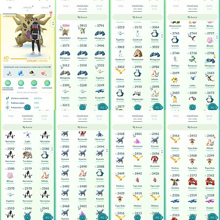 Conta Pokémon Go Nível 60 instinct