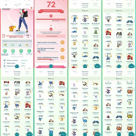 Conta Pokémon Go Nível 71 Valor