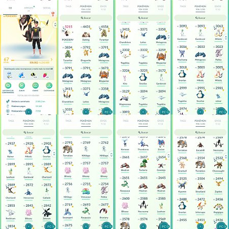 Conta Pokémon Go Nível 67 Instinct