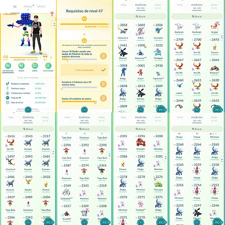 Conta Pokémon Go Nível 46 Instinct
