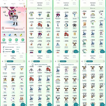 Conta Pokémon Go Nível 52 Valor