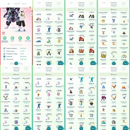 Conta Pokémon Go Nível 50 Valor