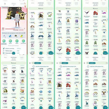 Conta Pokémon Go Nível 55 Valor