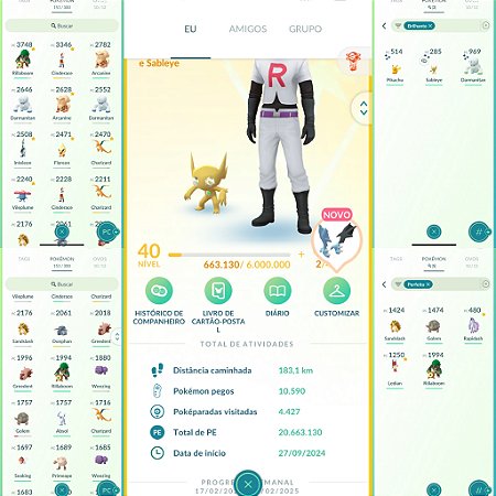 Conta Pokémon Go Nível 40 Instinct