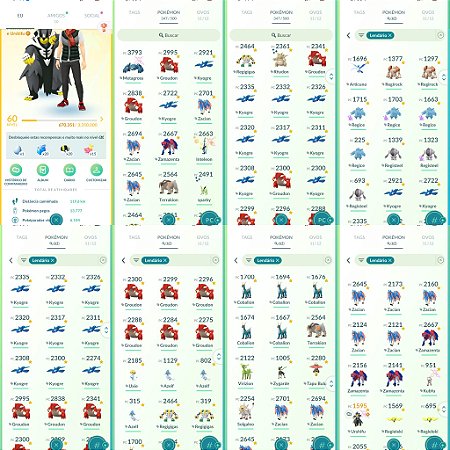 Conta Pokémon Go Nível 60 Instinct