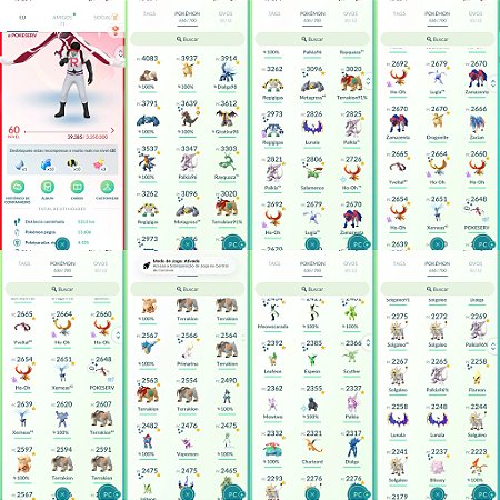 Conta Pokémon Go Nível 60 Valor