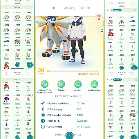 Conta Pokémon Go Nível 30 Instinct