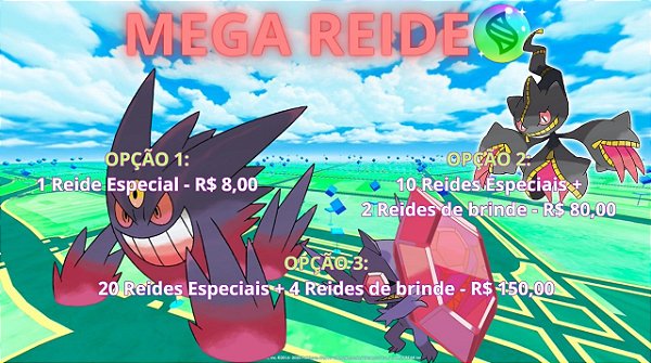 Combos Pacotes de Mega Reide