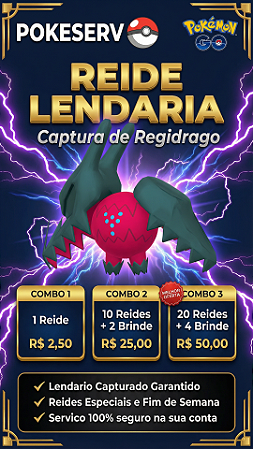 Reide Lendária: Captura de Regidrago | Pokeserv