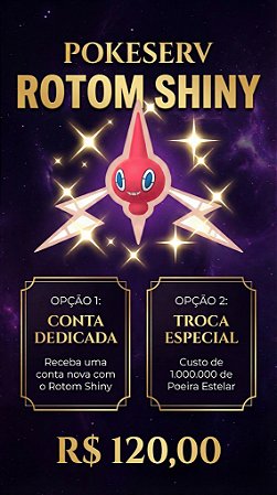 ⚡ Rotom Shiny — O Fantasma Elétrico Mais Raro! ⚡