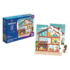 QUEBRA-CABECA PARTES DA CASA INGLES 14 PCS