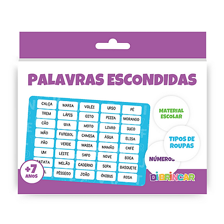 Jogo Educativo Palavras Escondidas