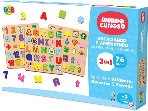 ENCAIXANDO E APRENDENDO - 3 EM 1