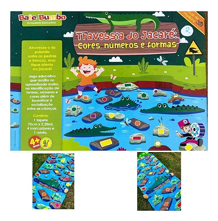 TRAVESSIA DO JACARE: CORES, NUMEROS E FORMAS