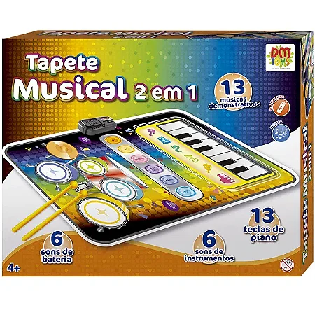 Tapete Musical 2 em 1 – DM Toys