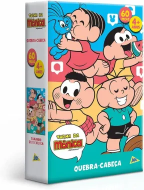 QC 60 PC - Quebra-cabeça da Turma da Mônica