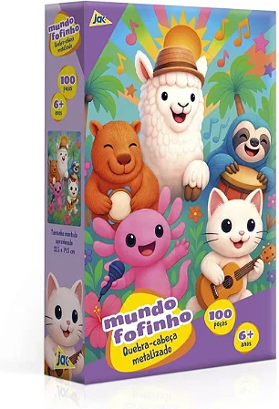 QC 100 PC ENCAPADO - MUNDO FOFINHO -  METALIZADO