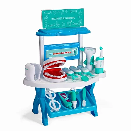Meu Primeiro Consultório – Kit Dentista - cores sortidas