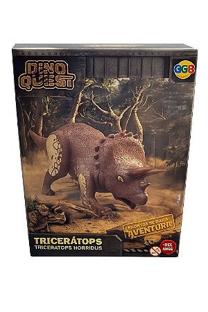 Dino Quest Tricerátops – Monte e Explore