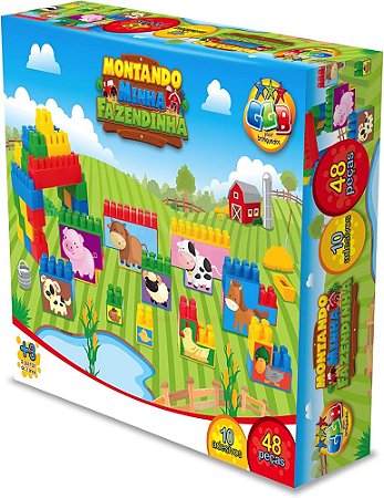 Montando Minha Fazendinha – Blocos Divertidos