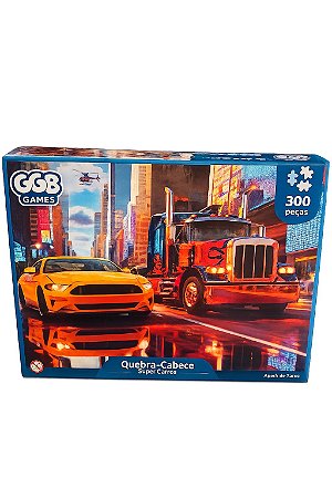 Quebra-Cabeça Super Carros – 300 Peças