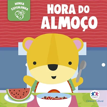 Hora do almoco - Livro de banho